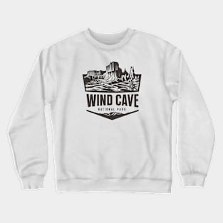 National Park Wind Cave South Dakota Crewneck Sweatshirt